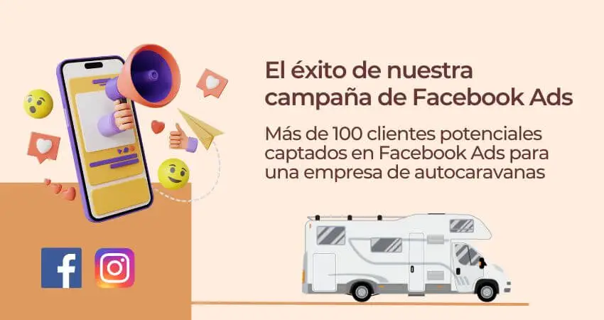 Captamos más de 100 clientes potenciales para empresa de autocaravanas