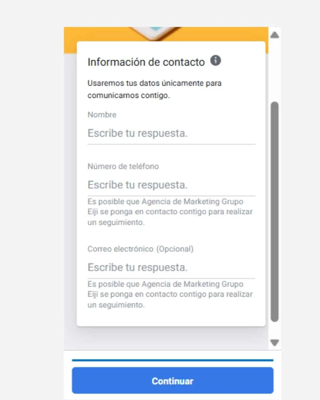Cómo captar clientes potenciales con formularios instantáneos de Meta Ads