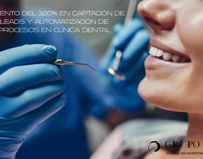 Aumento del 320% en captación de leads y Automatización de Procesos en Clínica Dental